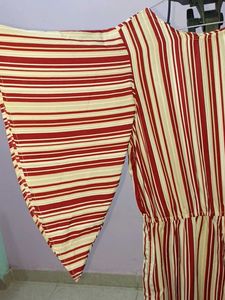 Striped Wide-Leg Jumpsuit