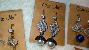 Civic Nx Elegant Drop Earrings Set