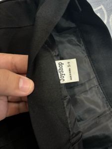 black tennis skort