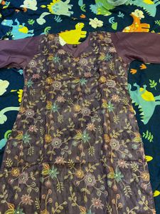 Purple Kurta Set