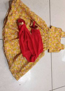 Kids Ethnic Dress with Dupatta