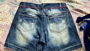 Blue Denim Shorts