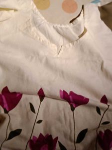 elegant floral short kurti 🌷