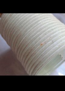 Sparkling White Bangles