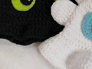 Handmade Crochet Dragon Hat
