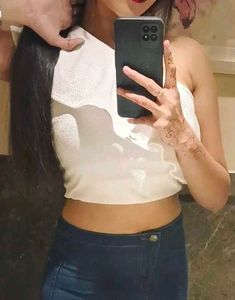 White Crop Top