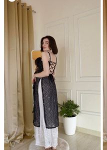 gulnaaz kurta with matching potli