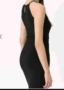 Woman black bodycon dress XL size