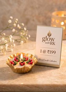 Floral Candle Collection with Berries