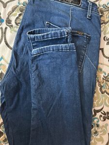 2 Blue Denim Jeans - Classic Pocket Detail- kraus