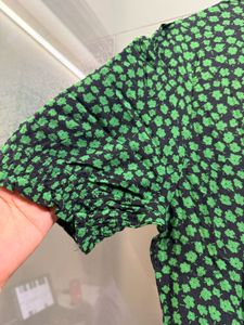 H&amp;M Floral Slit Dress
