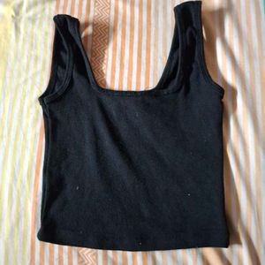 Pack of 2 Ribbed Crop Tank Tops