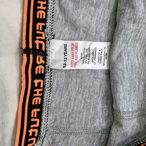 Grey Boxer ⭐Briefs with "The Future" Print