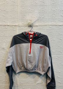 🇯🇵Reebok imported Colorblock Cropped Hoodie
