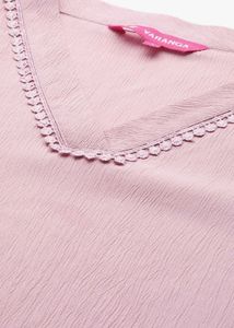 preetiest pink organza kurta plazzo 💗
