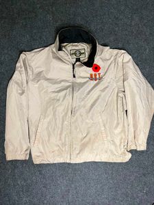 Premium Men's Casual Jacket with Poppy Emblem