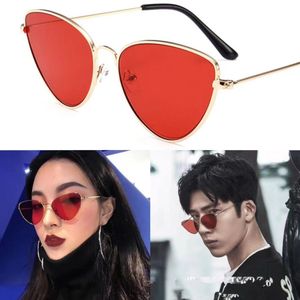 Red Cat Eye Sunglasses