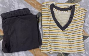 Comfy Striped Pajama Set
