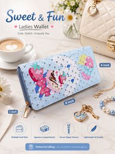 Sweet & Fun Ladies Wallet Blue