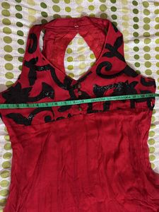 Pure Shiffon Red Suit