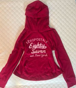 VINTAGE Aeropostale bright pink hoodie