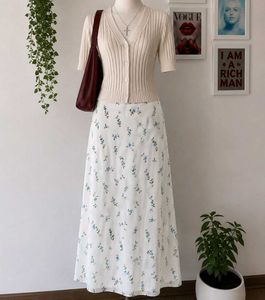 Shein Mermaid Floral Maxi Skirt