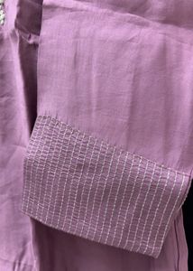 Elegant Purple Embroidered Kurta