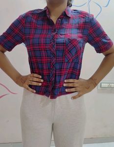 Red & Blue checkered Shirt