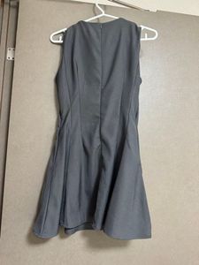Zara Godet Bow Short Dress