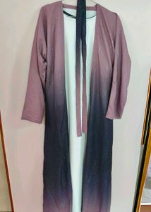 glitter Shurg abaya with belt 🤩