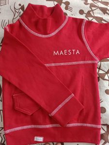 Red Casual T-Shirt