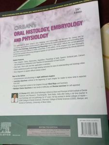Orban's Oral Histology 16th Edition