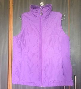 Purple Quilted Vest