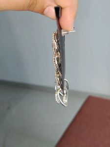 Chunky Rhinestone Chain Link Earrings
