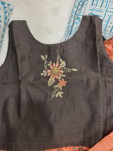 Embroidered Silk Blend 3 piece set