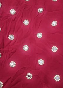 Urgent Sell  RED MIRROR EMBELLISHED KURTA