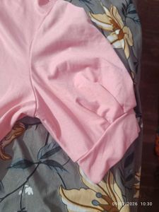 large size Stylish Pink Top