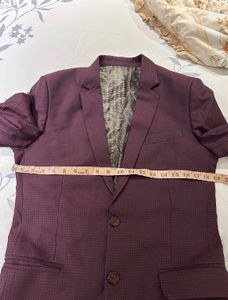 🇮🇳Freedom Sale🇮🇳Stylish Burgundy coat pant