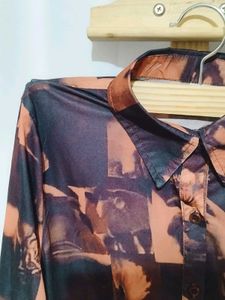 Printed Crop Top