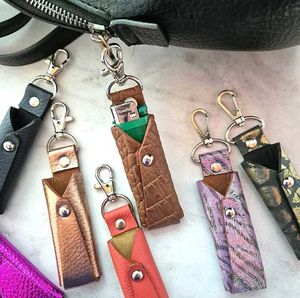 Set of 8 Stylish Keychain Pouches