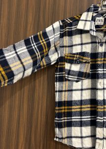 Zara Plaid Flannel Shirt