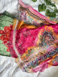 Unstitched Pakistani cotton lawn