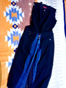 Black Front Cut Kurti🌺