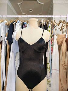 Sleek Black Bodysuit