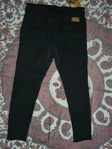 High Waist Black Jeans