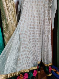 Heavy Embroidrery Anarkali Kurta With Duppatta
