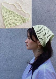 Crocheted Head Scarf Bandana