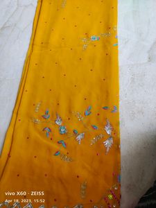 Heavy Party Wear Saree Used Only Once