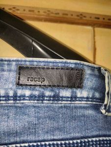 Recap Women Blue Skinny Fit Jeans | Waist 34 inch