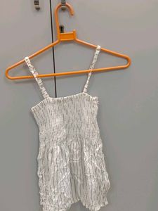Striped Smocked Jumpsuit